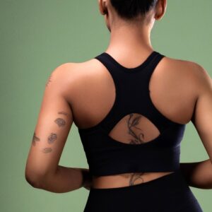 Gali's High-Support Racerback Sports Bra - Moisture-Wicking