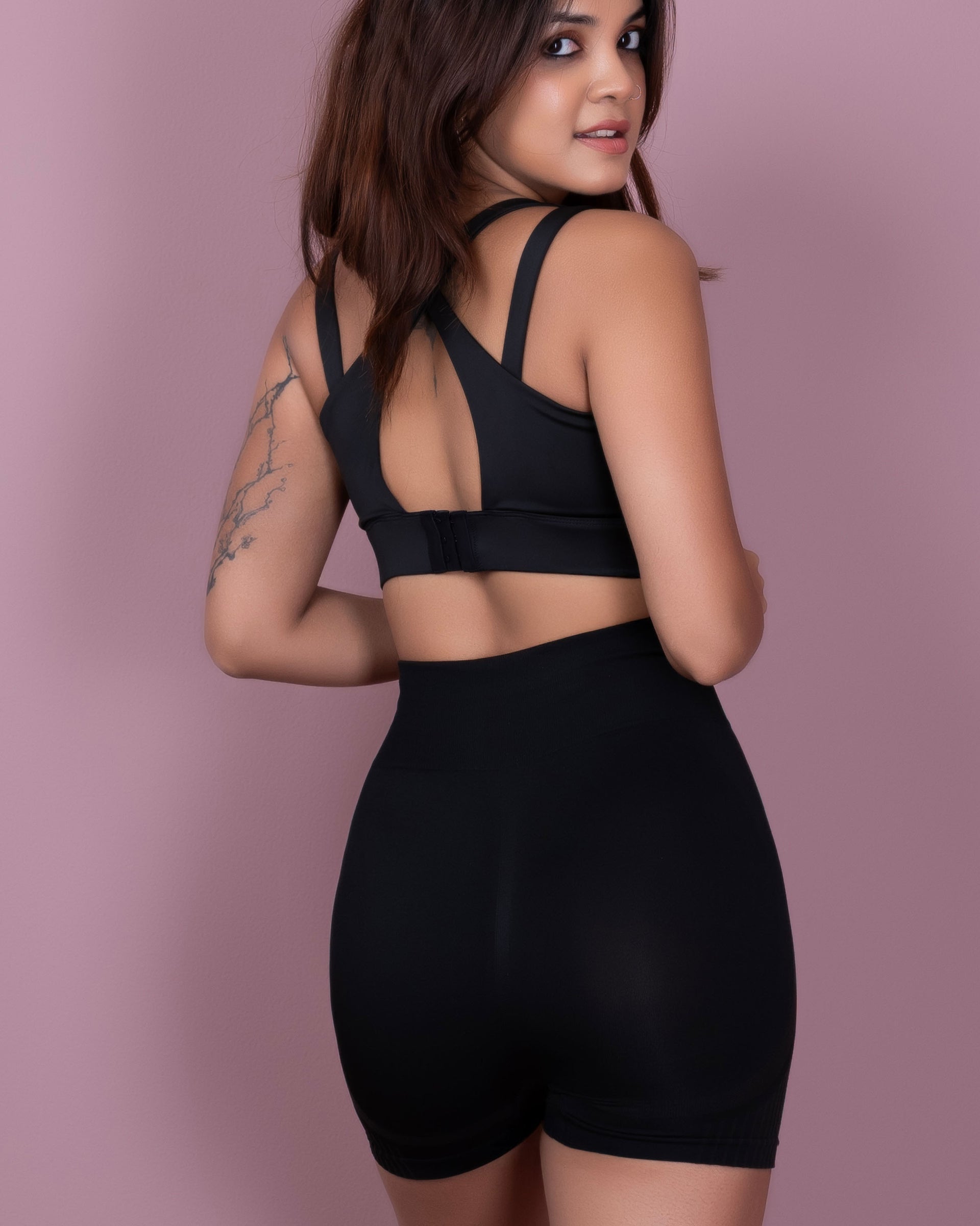 Seamless Yoga Shorts - High-Waisted Activewear by Gali’s Lingerie - Image 2