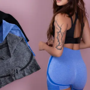 Seamless Yoga Shorts - High-Waisted Activewear by Gali’s Lingerie