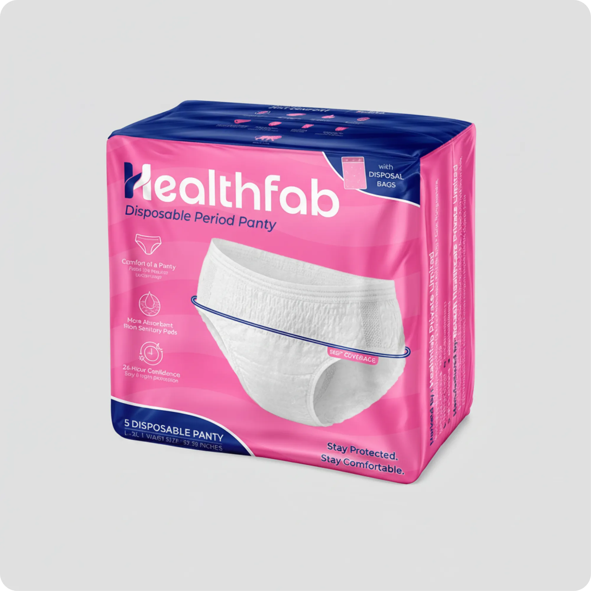 Healthfab Disposable Period Panties (Pack of 5)
