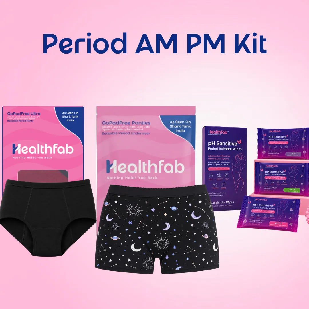Healthfab Period AM PM Kit — Day + Night Period Panties